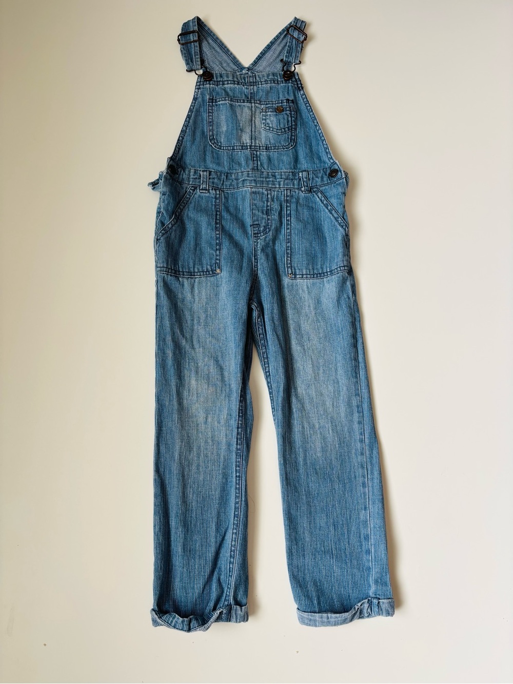 Classic Blue Denim Kids Overalls - Comfortable One-Piece Bodysuit